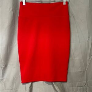 LuLaRoe Red Women's Skirt